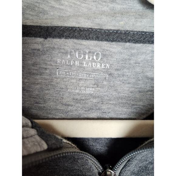 Polo Ralph Lauren Mens quarter zip pullover sz XXL gray soft stretch preppy - Picture 4 of 8